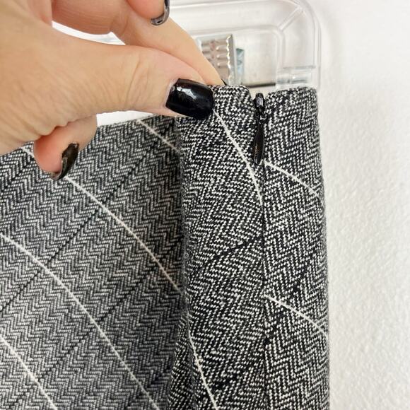 Vintage Women’s Skirt A Line Wool Blend Winter Plaid Maxi‎ Dark Academia - Picture 4 of 9